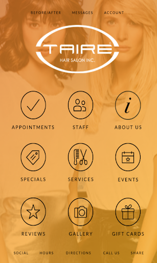 Taire Hair Salon Screen 2