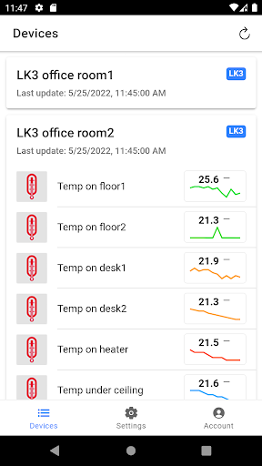 Ule ATS MQTT Client Screen 2