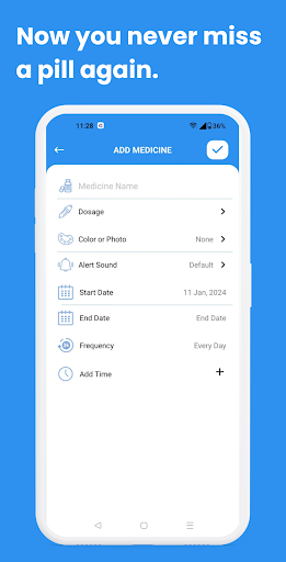 Android application Pill Reminder | Medi Assistant screenshort