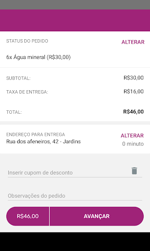 DiKasa Açaí Delivery Screen 3