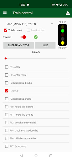 Android application hJOP Driver screenshort