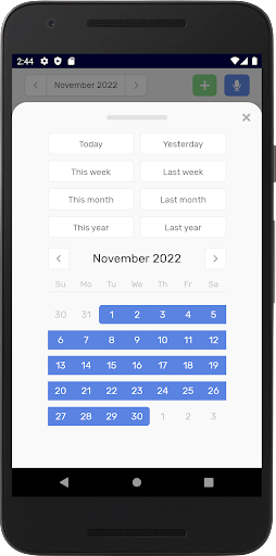 Gougou Expense Manager Screen 3