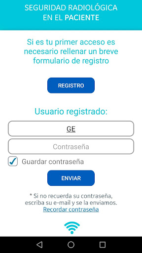 RadiappGE: Seguridad radiológi Screen 2