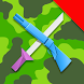 折り紙武器のスキーム：紙の剣と銃 - Androidアプリ