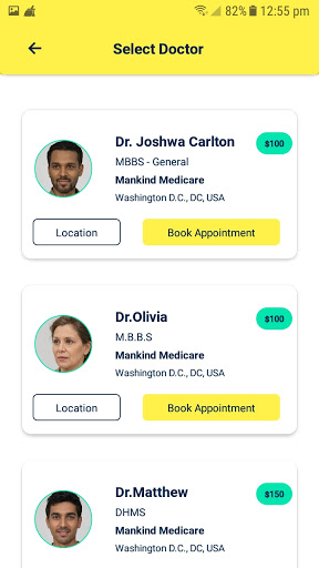 Health360 - eMedical Customer Screen 3