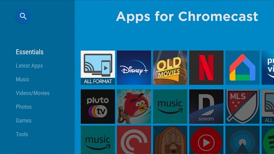 Apps for Chromecast Guide Screenshot