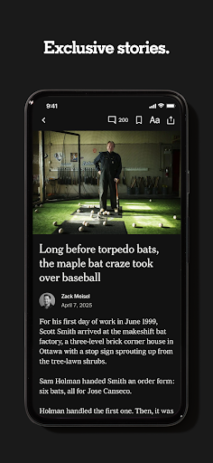 Screenshot of The Athletic: Sports News