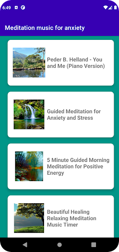 Meditation music for anxiety Screen 2