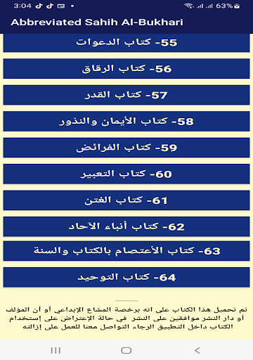 Abbreviated Sahih Al-Bukhari