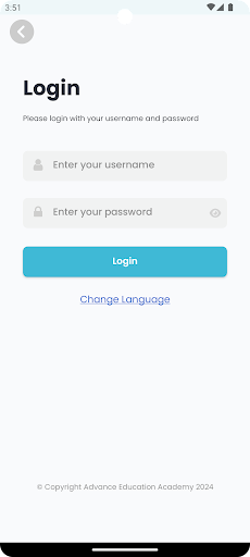 Android application Advance Education screenshort