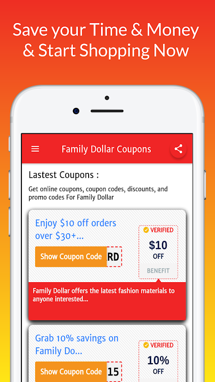 Coupons for Family Dollar Code - 25.0.0 - (Android)