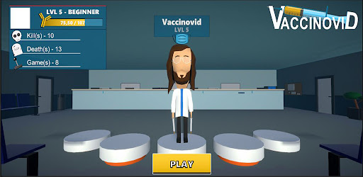 Android application Vaccinovid screenshort