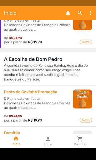 Salgados Do Rei Delivery Screen 2
