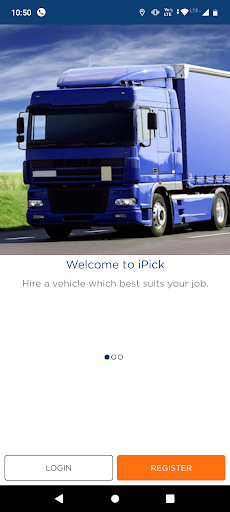Android application Ipick Transport screenshort