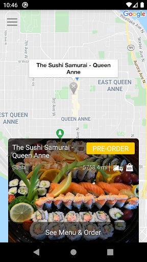 The Sushi Samurai - Queen Anne Screen 2