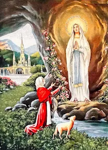 Our Lady of Lourdes Wallpaper