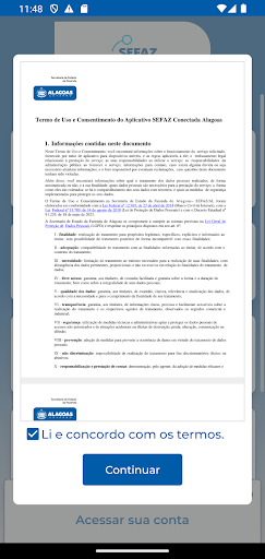 SEFAZ Conectada Alagoas Screen 2