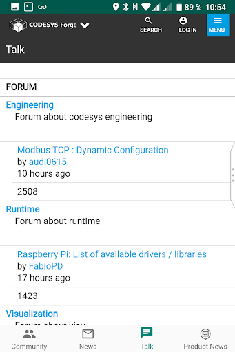 CODESYS Forge Screen 2