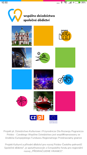 Android application Wspólne Dziedzictwo screenshort