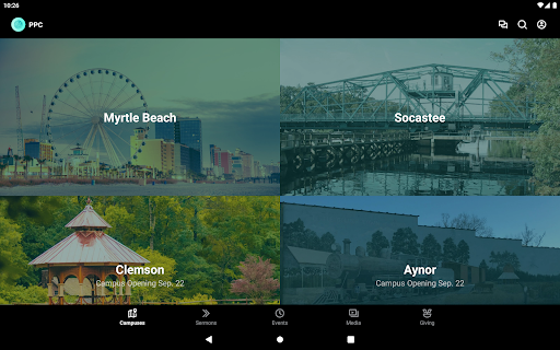 Screenshot of Palmetto Pointe Church