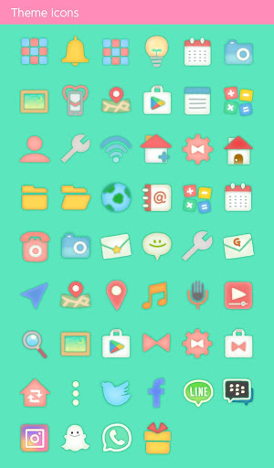 Pastel Green Sky Theme
