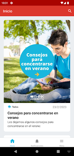 Android application Think Academy screenshort