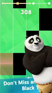 Panda Po 4 Tiles Piano