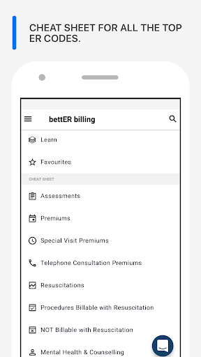 Android application bettER billing screenshort