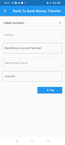 SPS Nidhi Customer Application Screen 3