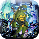 Hovering ninja turtle icon