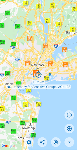 Android application Air quality app & AQI widget screenshort