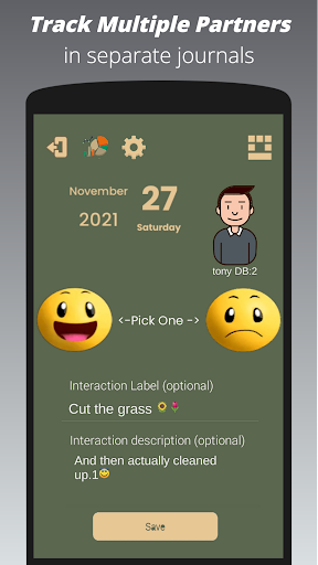 Android application Cupid's Diary - Love Journal screenshort