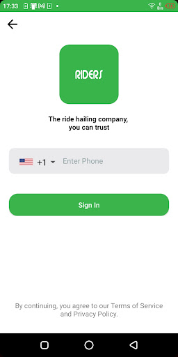 Android application Riders screenshort