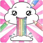 Cover Image of ดาวน์โหลด Kawaii Coloring Book Glitter 1.2 APK