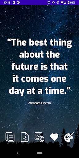 Daily Quotes - Offline Quotes Screen 2