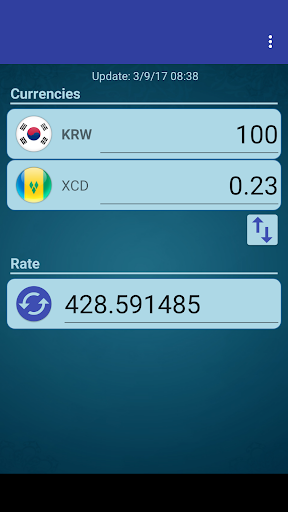 Android application KRW Won x East Caribbe Dollar screenshort