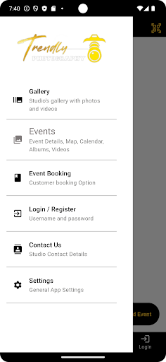 Trendly Photography Screen 2