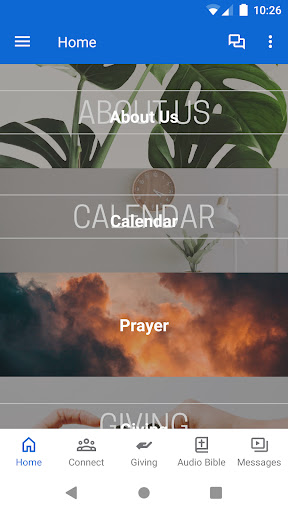 Android application New Vision Baptist - Halls screenshort