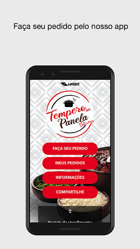 Android application Tempero na Panela Delivery screenshort