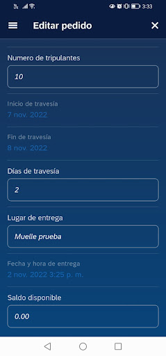 Proveedurias Screen 2