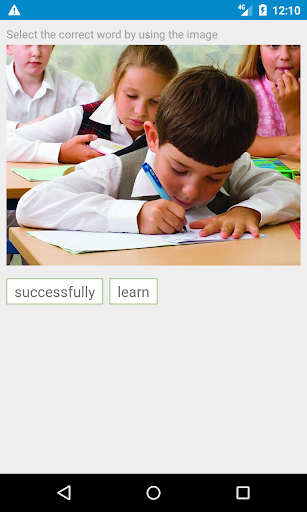 English Vocabulary Trainer Screen 3