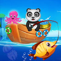 Счастливый рыбак Panda конечной Рыбная ловля мания