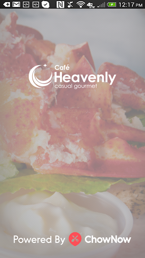 Android application Cafe Heavenly screenshort