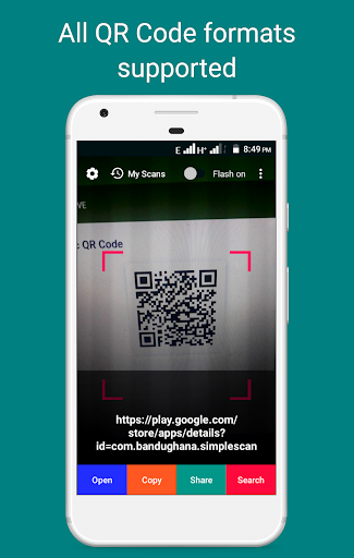 Android application Simple QR/Barcode Scanner screenshort