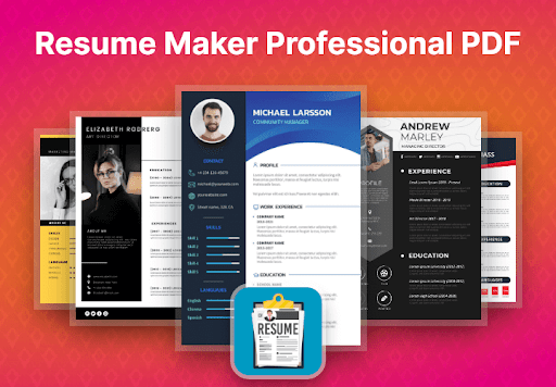 Android application Resume Maker Professional PDF screenshort