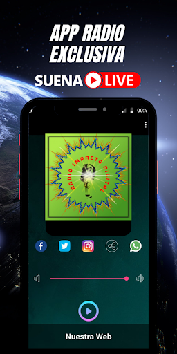 Android application Radio Impacto Digital screenshort