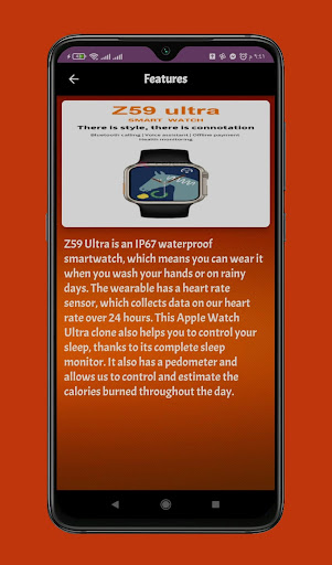 Z59 Ultra SmartWatch Guide Screen 3