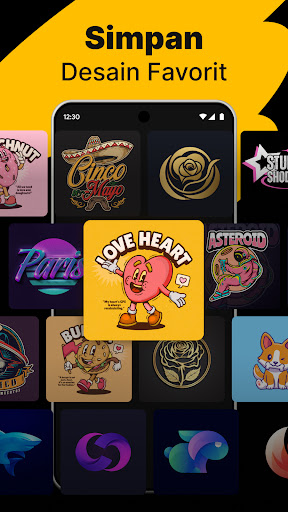 Logo Maker - Desain Seni AI screenshot 4