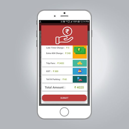 Rahul Travels Driver App Screen 2