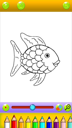 ornamental fish coloring book